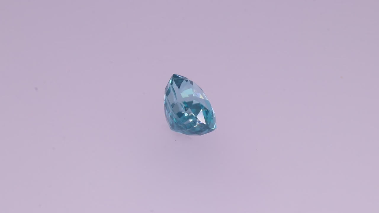 Blue Zircon 4.43 ct
